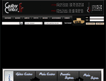 Tablet Screenshot of guitarcenter.fr